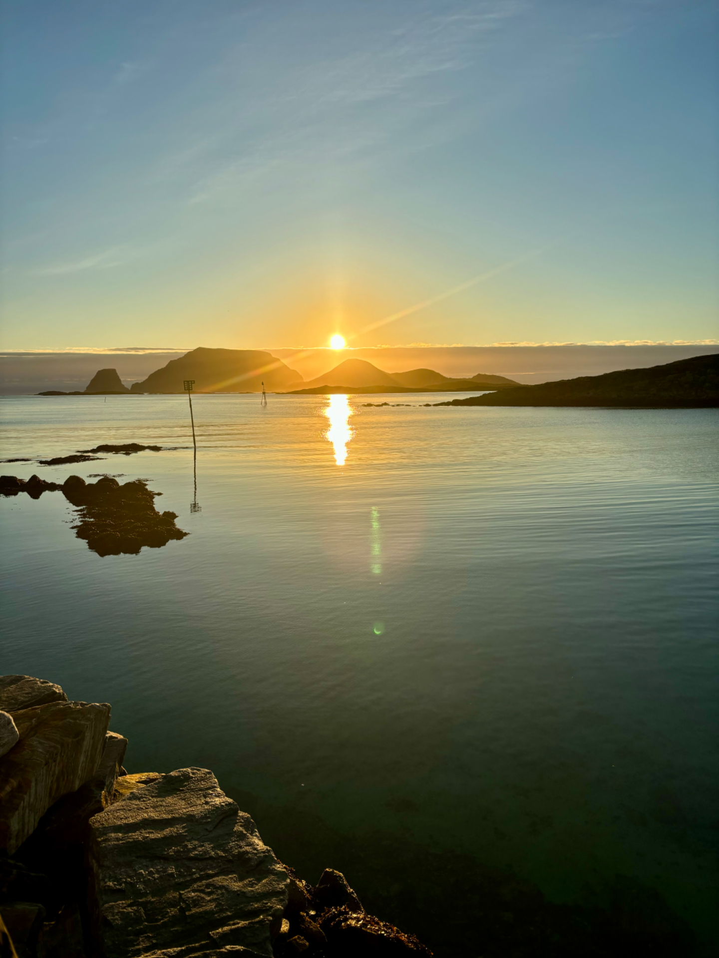 Midnight sun in Gjesvær